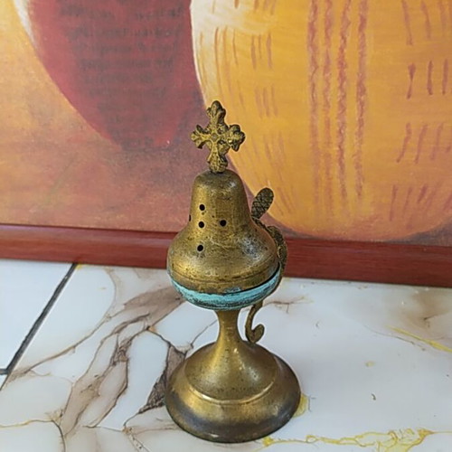 Vintage bronze censer, lightly used