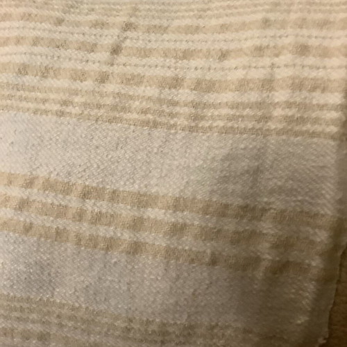 Handwoven embroidered cotton textile like new