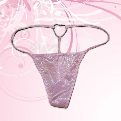 Pink thong