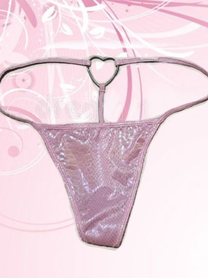 Pink thong