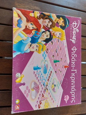 Disney Princess Snakes and Ladders board game used