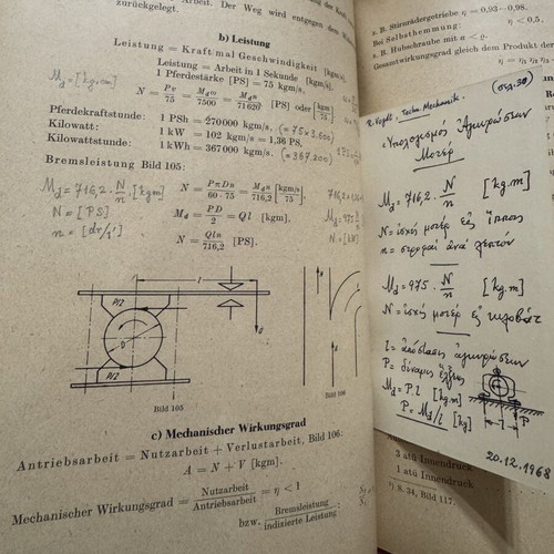 Formelsammlung zur Technischen Mechanik by Rudolf Vogdt, like new