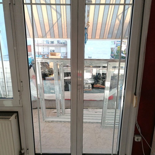 Aluminum balcony doors and window used, double glazed