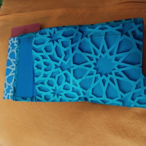 C-secure security wallet new, blue, unisex