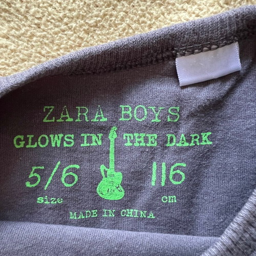 Zara μπλουζάκι αγοριών με μακρύ μανίκι μεταχειρισμένο, μέγεθος 110-116 εκ, γκρι