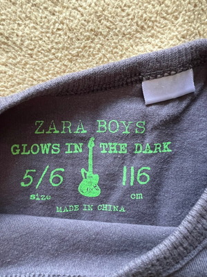 Zara μπλουζάκι αγοριών με μακρύ μανίκι μεταχειρισμένο, μέγεθος 110-116 εκ, γκρι