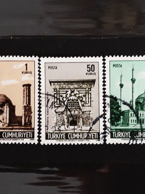 Γραμματόσημα Τουρκίας 1968-1969 σαν καινούργια, διάσημα μέρη (3)