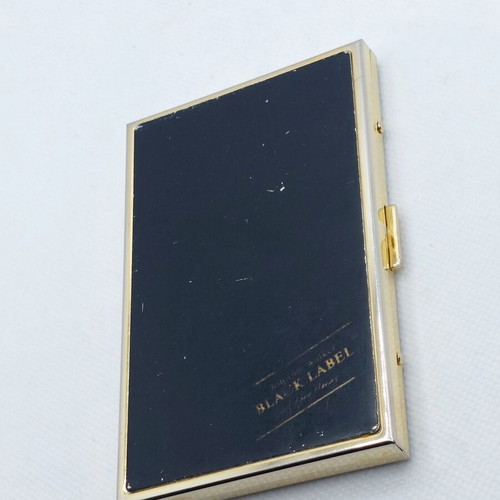 Johnnie Walker BLACK LABEL vintage cigarette case like new