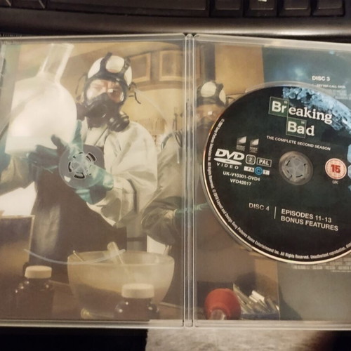 Breaking Bad DVD restored, complete second season missing disc 3