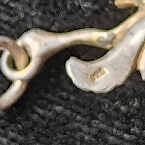 Silver pendant like new, 4.3g, 3x3.5 cm