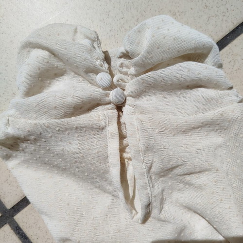 Bershka transparent turtleneck top vintage, like new