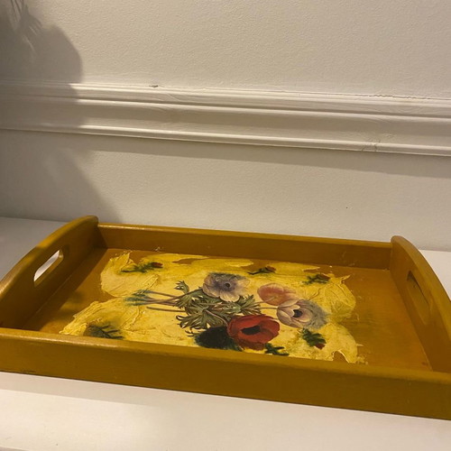 Hand-painted tray