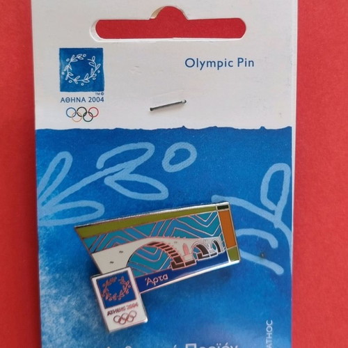 Pins Athens 2004 Bridges series new, set of 7