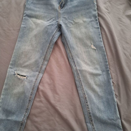 Stradivarius high-waisted skinny light blue jeans like new