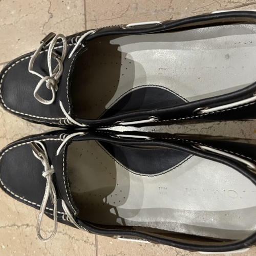 Stonefly leather nautical shoes like new, blue, size 38