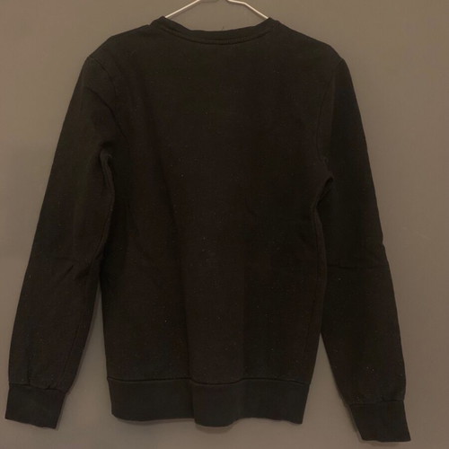 Black sweatshirt with white spots used, size S, DIVIDED