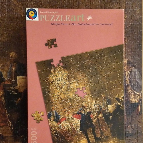 Puzzle 1500 used, Prestel, Flute Concert with Frederick the Great