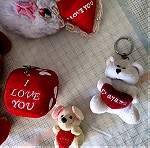  Λουτρινα/μπρελόκ Σ'αγαπώ/ I love you (valentine's gift)