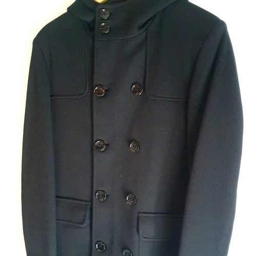 Zara men's coat medium black like new