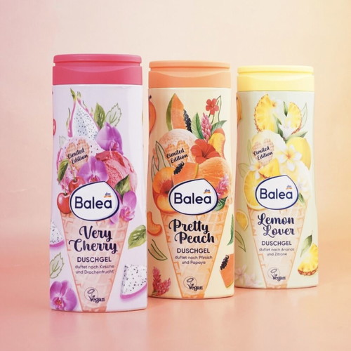 Balea shower gel set new, 3 x 300ml