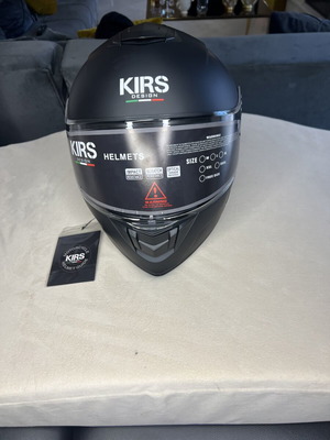 Kirs design motorcycle helmet, new, with box