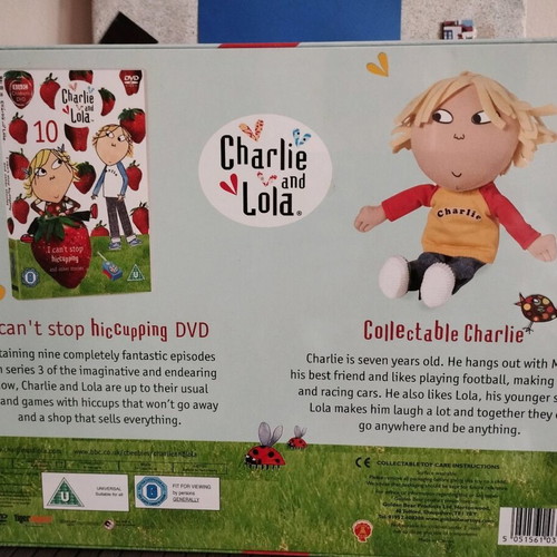 Charlie and Lola giftset DVD and figure new