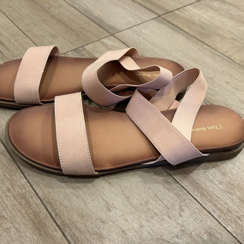Clara Barson women's summer sandals size 43 like new, ash rose