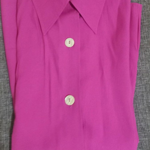 Women's shirt used, size S, pink-purple