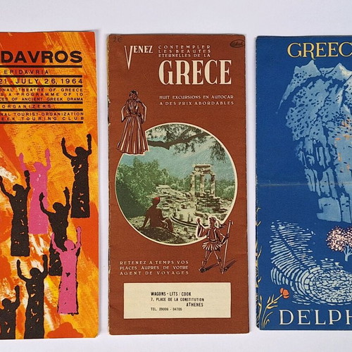 Archaeological Site Programs 1964 like new, vintage