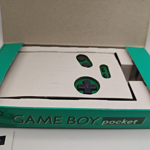 Game Boy Pocket green boxed used, official Nintendo console