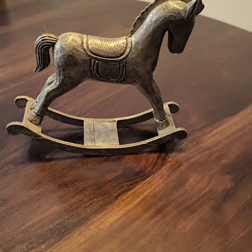 Decorative Rocking Horse like new, antique style polyresin