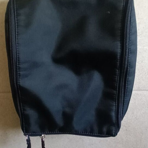 IKEA travel toiletry bag like new, black with 9 compartments