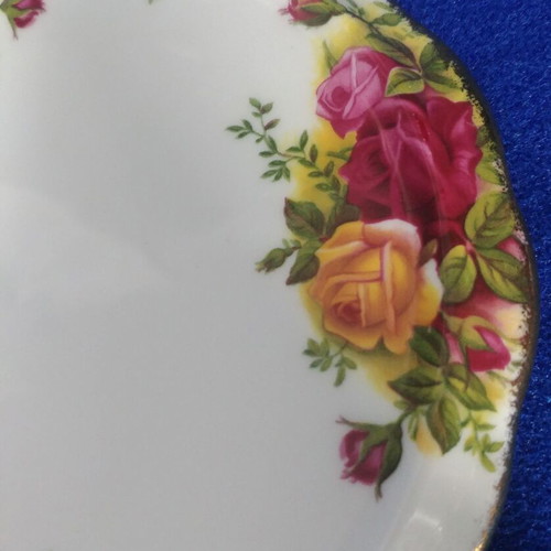 Royal Albert Old Country Roses bone china teapot base like new