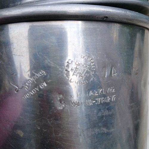 Aluminum storage containers like new, set of 5 pieces