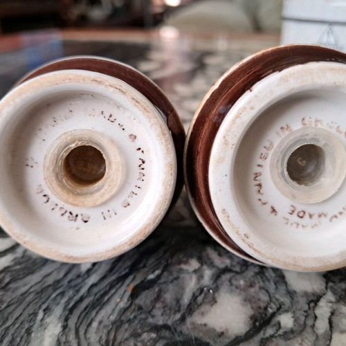 Vintage Roditiko salt and pepper shaker like new, hand-painted
