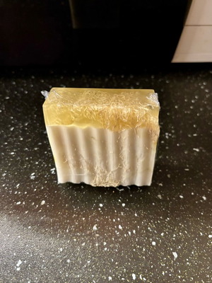 Wild Cherry Blossom loofah soap with shea butter new