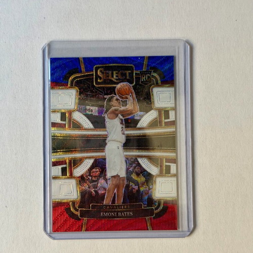 Emoni Bates 2023-24 Panini Select Red Blue White Wave #67 Cavaliers new