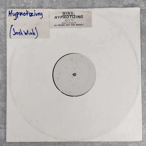 Winx Hypnotizin' 12'' Vinyl White Label Single 1996 used