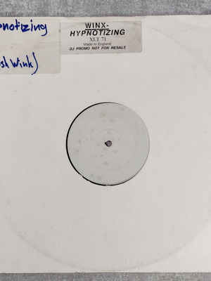 Winx Hypnotizin' 12'' Vinyl White Label Single 1996 used