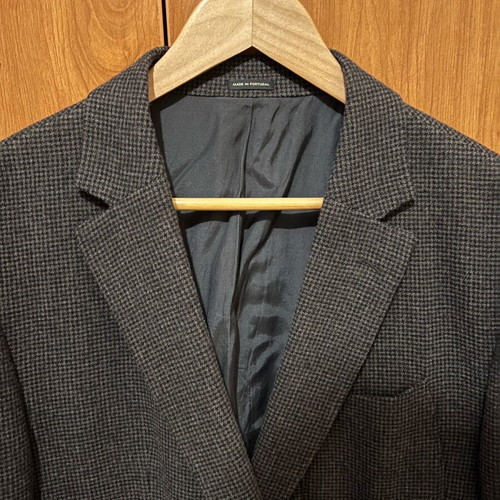 Massimo Dutti men's jacket No54 brown Italian fabric like new