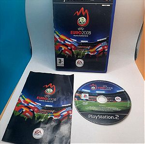 Sony playstation 2 ( ps2 ) Euro 2008 με manual ( Πληρες )