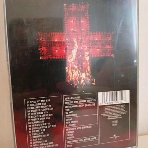Rammstein Live Aus Berlin DVD like new, rock
