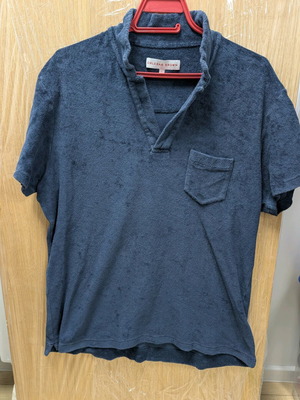 Orlebar Brown men's towel shirt like new, blue