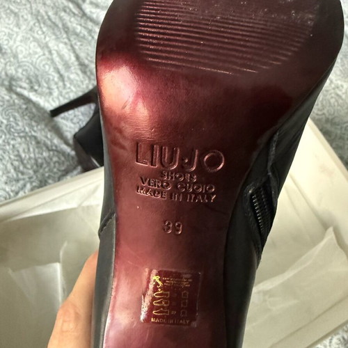 Liu Jo leather boots new, black, size 39