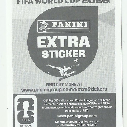 Lionel Messi Panini Extra Sticker World Cup 2026 new