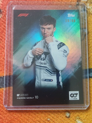 Topps F1 Lights Out 2023 Pierre Gasly numbered 38/99 like new
