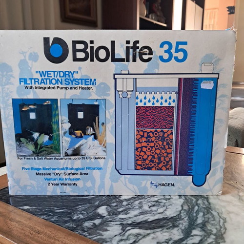 Biolife 35 Biological Filtration System new for 135 liters complete