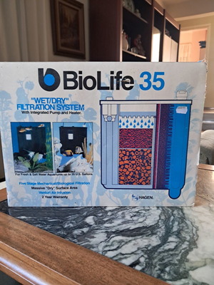 Biolife 35 Biological Filtration System new for 135 liters complete
