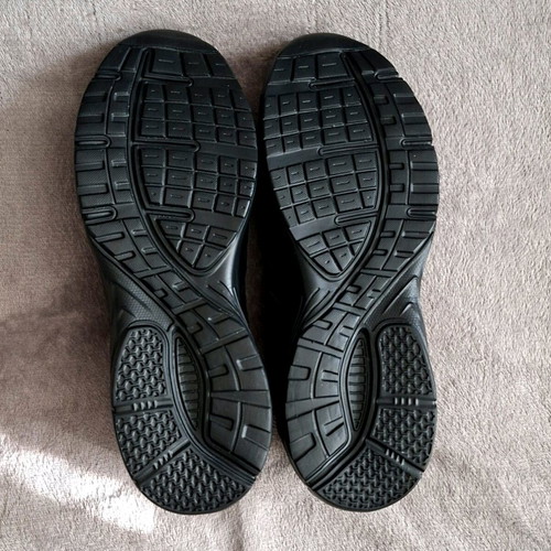 Men's sneakers size 43, black, sports style