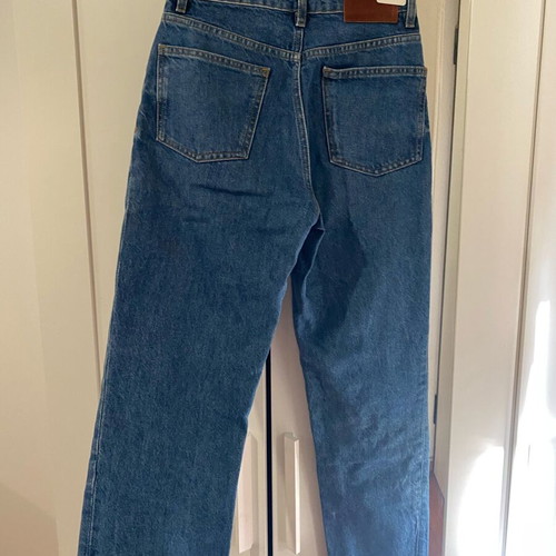 Zara mom jeans used, blue, size XS